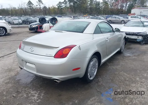 2004 Lexus Sc 430 z USA, uszkodzony, nr VIN JTHFN48Y840053546